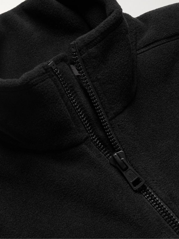 Logo-Debossed Polartec Fleece Half-Zip Sweatshirt - CU Logo-Debossed Polartec Fleece Half-Zip Sweatshirt - CU
