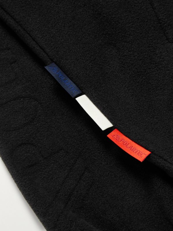 Logo-Debossed Polartec Fleece Half-Zip Sweatshirt - E1 Logo-Debossed Polartec Fleece Half-Zip Sweatshirt - E1