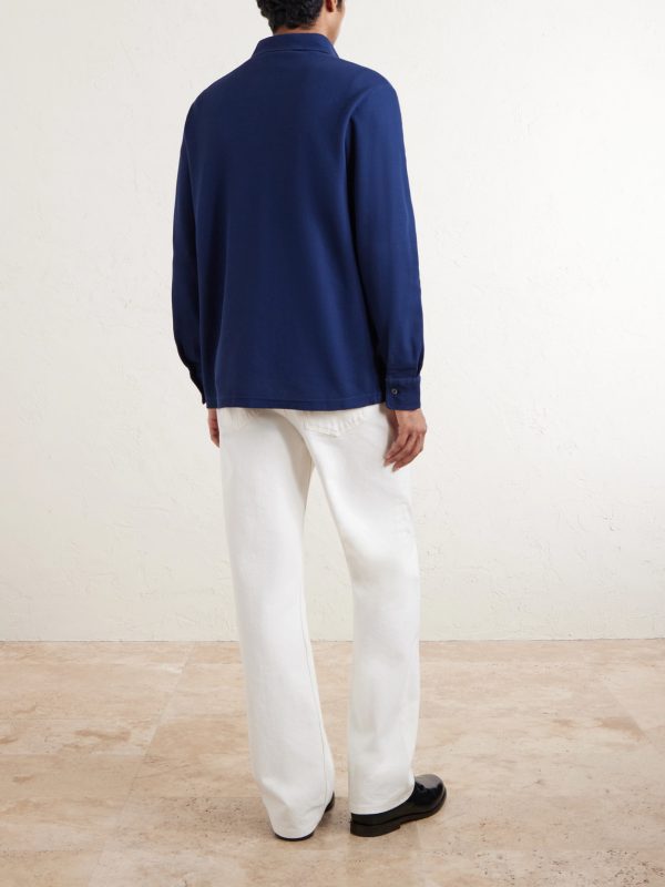 Cotton-Piqué Polo Shirt - BK Cotton-Piqué Polo Shirt - BK