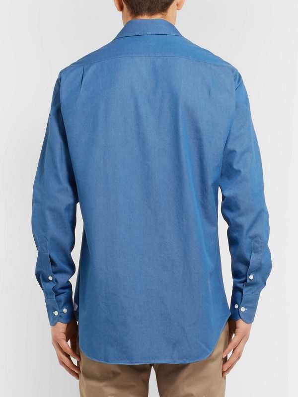 André Cotton-Chambray Shirt - BK André Cotton-Chambray Shirt - BK