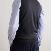 Hadfield Slim-Fit Merino Wool Sweater Vest - BK