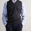 Hadfield Slim-Fit Merino Wool Sweater Vest - FR