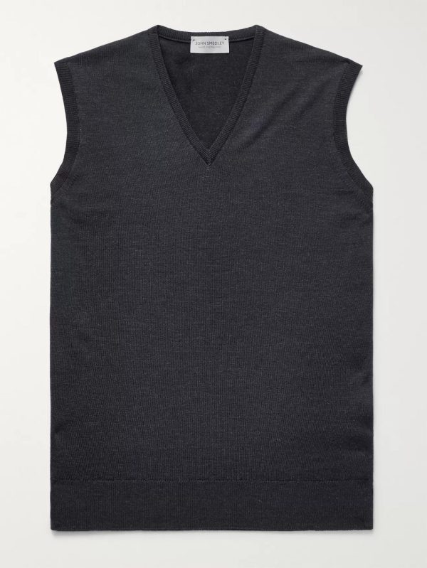 Hadfield Slim-Fit Merino Wool Sweater Vest