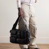 Superbusy Large Cracked-Leather Tote Bag - OU