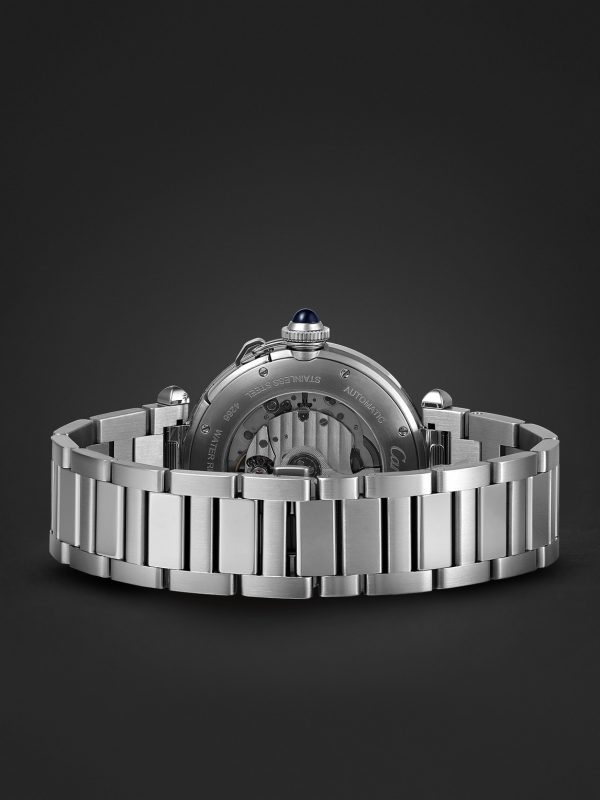 Pasha de Cartier Automatic 41mm Stainless Steel and Leather Watch, Ref. No. WSPA0038 - E2 Pasha de Cartier Automatic 41mm Stainless Steel and Leather Watch, Ref. No. WSPA0038 - E2