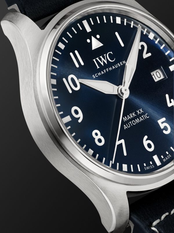 Pilot's Mark XX Automatic 40mm Stainless Steel and Leather Watch, Ref. No. IW328203 - CU Pilot's Mark XX Automatic 40mm Stainless Steel and Leather Watch, Ref. No. IW328203 - CU
