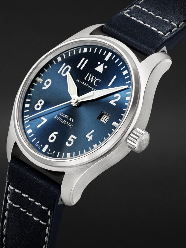 Pilot's Mark XX Automatic 40mm Stainless Steel and Leather Watch, Ref. No. IW328203 - FR Pilot's Mark XX Automatic 40mm Stainless Steel and Leather Watch, Ref. No. IW328203 - FR