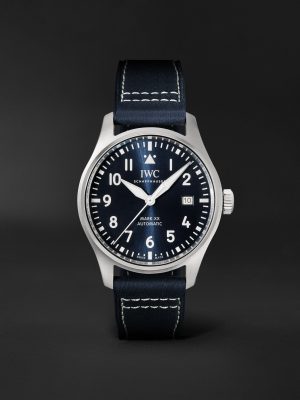 Pilot's Mark XX Automatic 40mm Stainless Steel and Leather Watch, Ref. No. IW328203