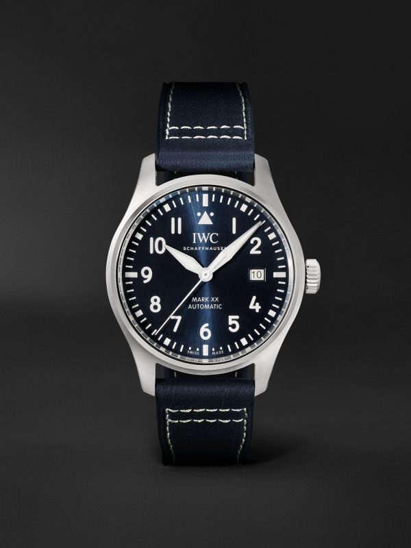 Pilot's Mark XX Automatic 40mm Stainless Steel and Leather Watch, Ref. No. IW328203 Pilot's Mark XX Automatic 40mm Stainless Steel and Leather Watch, Ref. No. IW328203