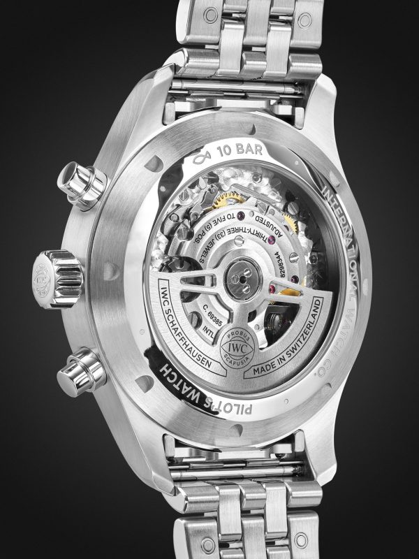 Pilot's Automatic Chronograph 43mm Stainless Steel Watch, Ref. No. IW378004 - BK