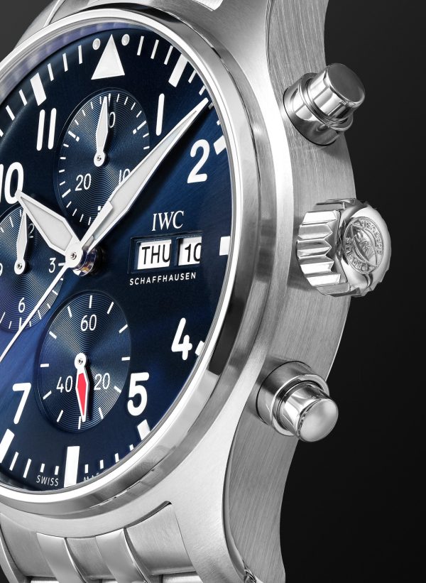 Pilot's Automatic Chronograph 43mm Stainless Steel Watch, Ref. No. IW378004 - CU