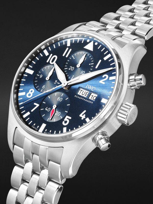 Pilot's Automatic Chronograph 43mm Stainless Steel Watch, Ref. No. IW378004 - FR