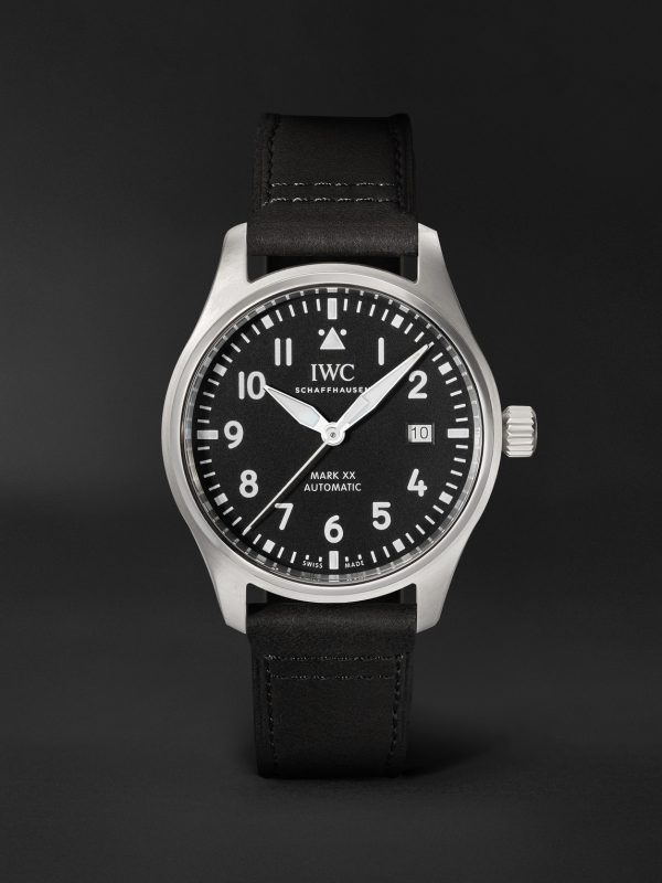 Pilot's Mark XX Automatic 40mm Stainless Steel and Leather Watch, Ref. No. IW328201 Pilot's Mark XX Automatic 40mm Stainless Steel and Leather Watch, Ref. No. IW328201