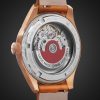 Big Crown Pointer Date Automatic 36mm Bronze and Leather Watch, Ref. No. 01 754 7749 3167-07 5 17 66BR - BK Big Crown Pointer Date Automatic 36mm Bronze and Leather Watch, Ref. No. 01 754 7749 3167-07 5 17 66BR - BK