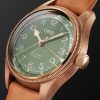 Big Crown Pointer Date Automatic 36mm Bronze and Leather Watch, Ref. No. 01 754 7749 3167-07 5 17 66BR - FR Big Crown Pointer Date Automatic 36mm Bronze and Leather Watch, Ref. No. 01 754 7749 3167-07 5 17 66BR - FR