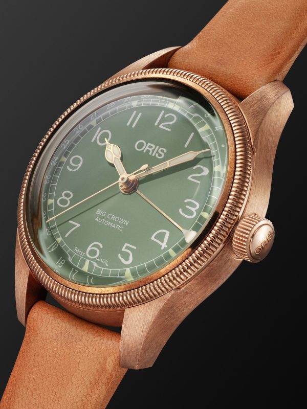 Big Crown Pointer Date Automatic 36mm Bronze and Leather Watch, Ref. No. 01 754 7749 3167-07 5 17 66BR - FR Big Crown Pointer Date Automatic 36mm Bronze and Leather Watch, Ref. No. 01 754 7749 3167-07 5 17 66BR - FR