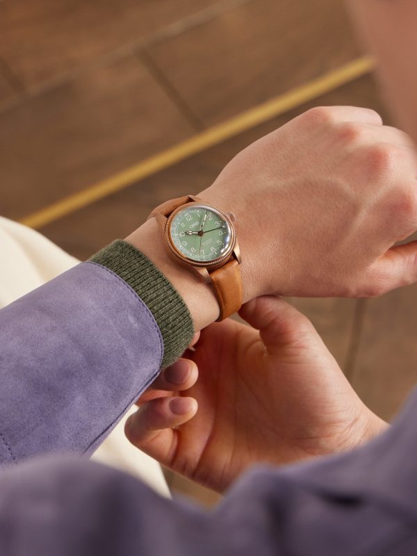 Big Crown Pointer Date Automatic 36mm Bronze and Leather Watch, Ref. No. 01 754 7749 3167-07 5 17 66BR - OU Big Crown Pointer Date Automatic 36mm Bronze and Leather Watch, Ref. No. 01 754 7749 3167-07 5 17 66BR - OU