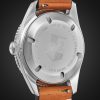 Divers Sixty-Five Date Automatic 42mm Stainless Steel and Leather Watch, Ref. No. 01 733 7720 4057-07 5 21 45 - BK