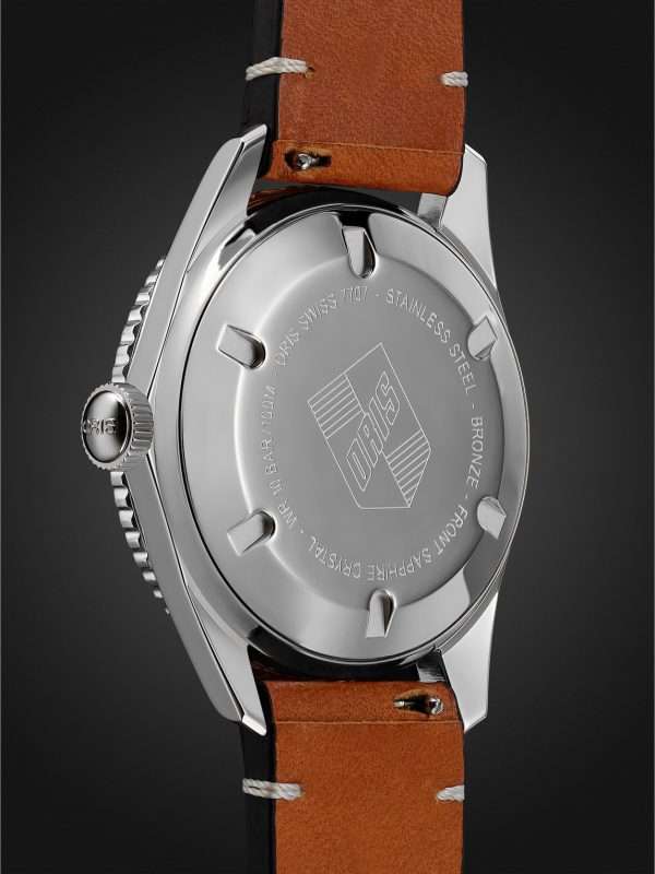 Divers Sixty-Five Date Automatic 40mm Stainless Steel and Leather Watch, Ref. No. 01 733 7707 4055-07 5 20 45 - BK Divers Sixty-Five Date Automatic 40mm Stainless Steel and Leather Watch, Ref. No. 01 733 7707 4055-07 5 20 45 - BK
