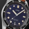 Divers Sixty-Five Date Automatic 40mm Stainless Steel and Leather Watch, Ref. No. 01 733 7707 4055-07 5 20 45 - CU Divers Sixty-Five Date Automatic 40mm Stainless Steel and Leather Watch, Ref. No. 01 733 7707 4055-07 5 20 45 - CU