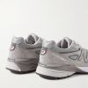 990v4 Suede and Mesh Sneakers - BK 990v4 Suede and Mesh Sneakers - BK