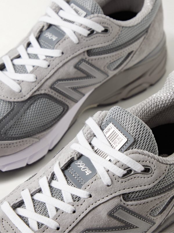 990v4 Suede and Mesh Sneakers - CU 990v4 Suede and Mesh Sneakers - CU