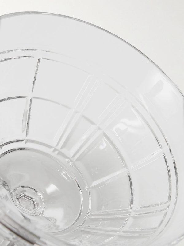 Hudson Plaid Martini Glass - CU Hudson Plaid Martini Glass - CU