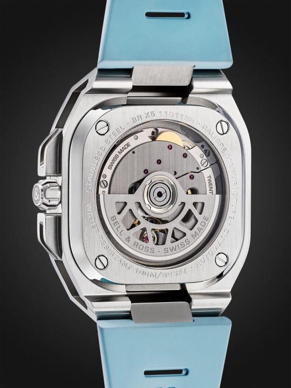 BR-X5 Automatic 41mm Steel and Rubber Watch, Ref. No. BRX5R-IB-ST/SRB - BK