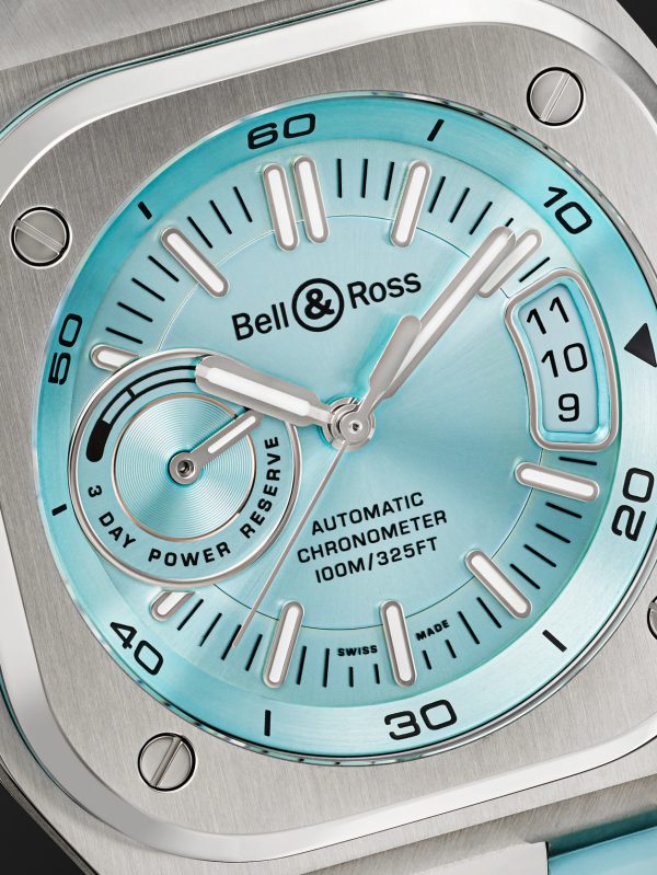 BR-X5 Automatic 41mm Steel and Rubber Watch, Ref. No. BRX5R-IB-ST/SRB - CU