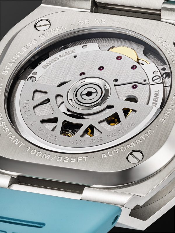 BR-X5 Automatic 41mm Steel and Rubber Watch, Ref. No. BRX5R-IB-ST/SRB - E1