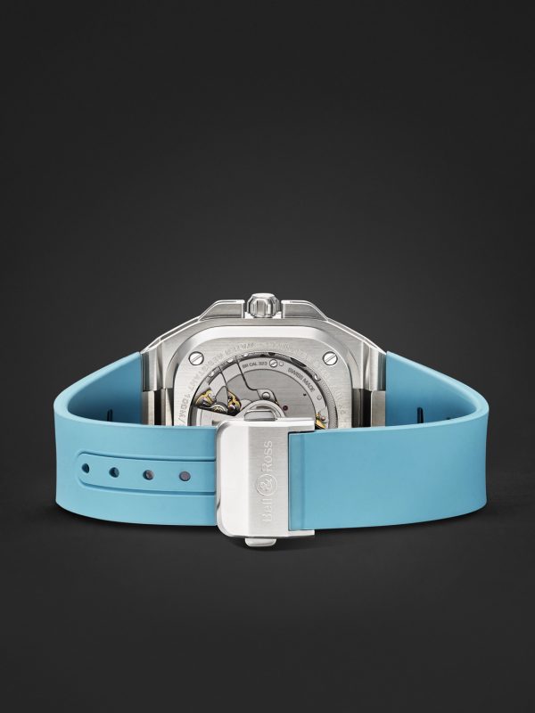 BR-X5 Automatic 41mm Steel and Rubber Watch, Ref. No. BRX5R-IB-ST/SRB - E2