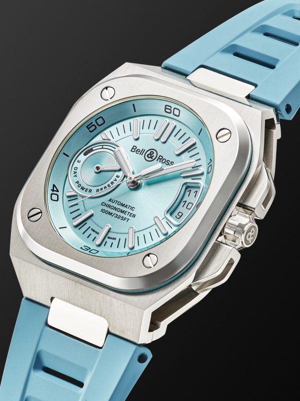 BR-X5 Automatic 41mm Steel and Rubber Watch, Ref. No. BRX5R-IB-ST/SRB - FR