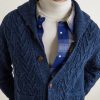 Cable-Knit Cotton Cardigan - CU Cable-Knit Cotton Cardigan - CU