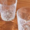 Barwell Set of Four Crystal Rocks Glasses - CU