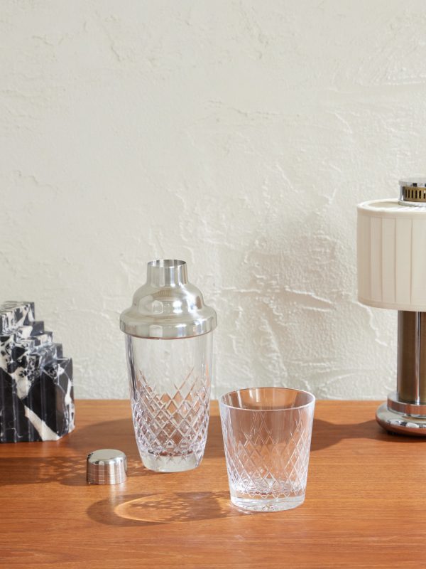 Barwell Set of Four Crystal Rocks Glasses - OU