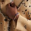 Gold Lapis Lazuli Heishi Beaded Bracelet - FR Gold Lapis Lazuli Heishi Beaded Bracelet - FR