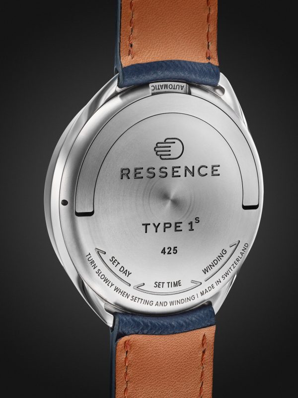 Type 1 Automatic 42mm Titanium and Leather Watch, Ref. No. Type 1 Slim N - BK Type 1 Automatic 42mm Titanium and Leather Watch, Ref. No. Type 1 Slim N - BK