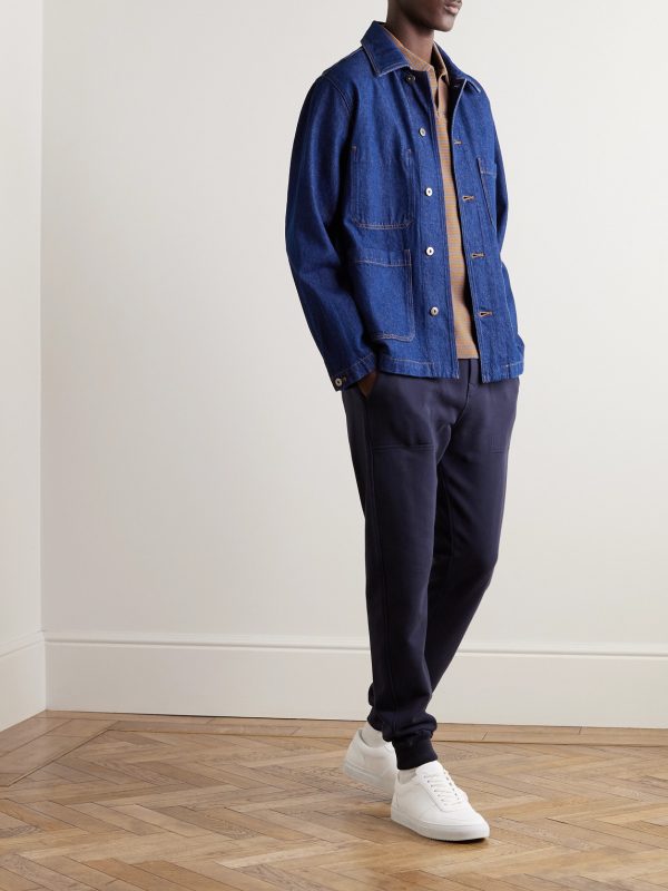 Striped Organic Cotton Polo Shirt - OU