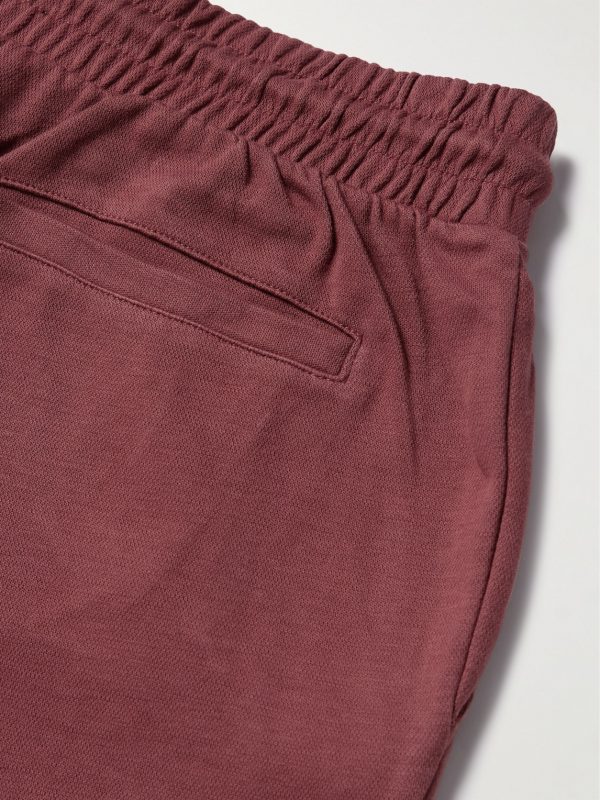 Straight-Leg Organic Cotton-Piqué Drawstring Shorts - CU Straight-Leg Organic Cotton-Piqué Drawstring Shorts - CU