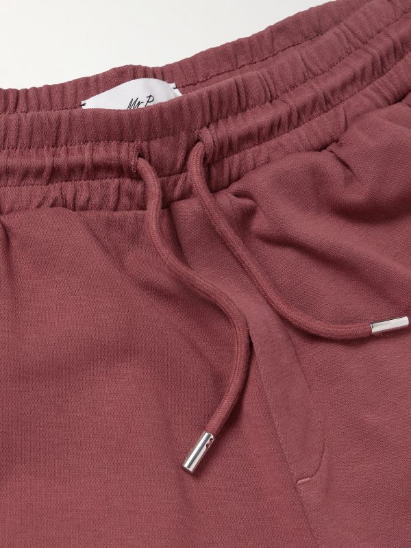 Straight-Leg Organic Cotton-Piqué Drawstring Shorts - E1 Straight-Leg Organic Cotton-Piqué Drawstring Shorts - E1