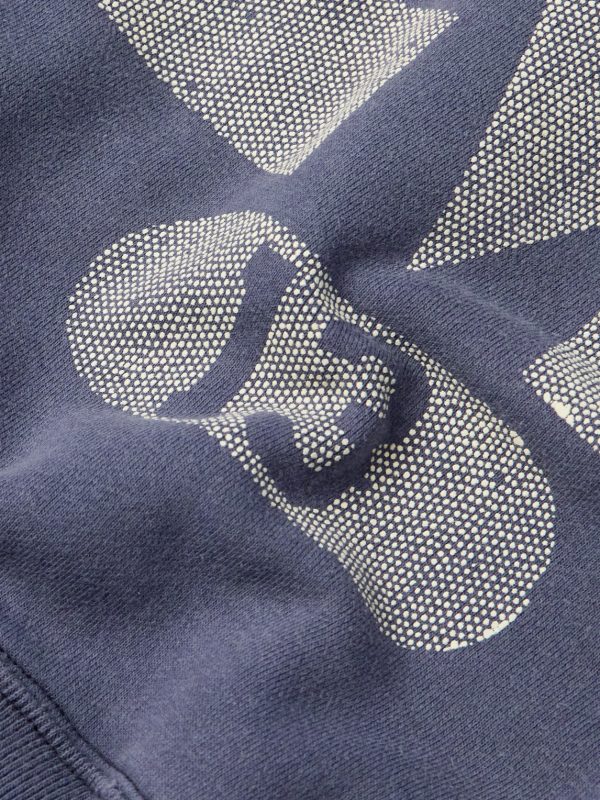 Logo-Print Distressed Cotton-Jersey Hoodie - CU Logo-Print Distressed Cotton-Jersey Hoodie - CU