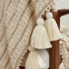 Cassia Tasseled Cotton Throw - CU Cassia Tasseled Cotton Throw - CU