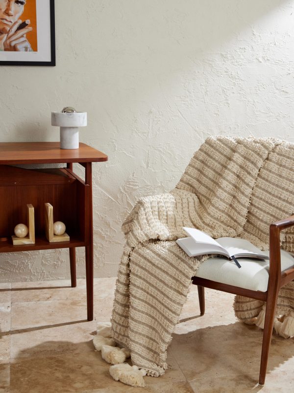 Cassia Tasseled Cotton Throw - OU Cassia Tasseled Cotton Throw - OU