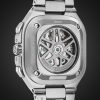 BR 05 Automatic Chronograph 42mm Stainless Steel Watch, Ref. No. BR05C-GN-ST/SST - BK BR 05 Automatic Chronograph 42mm Stainless Steel Watch, Ref. No. BR05C-GN-ST/SST - BK