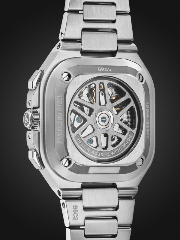 BR 05 Automatic Chronograph 42mm Stainless Steel Watch, Ref. No. BR05C-GN-ST/SST - BK BR 05 Automatic Chronograph 42mm Stainless Steel Watch, Ref. No. BR05C-GN-ST/SST - BK