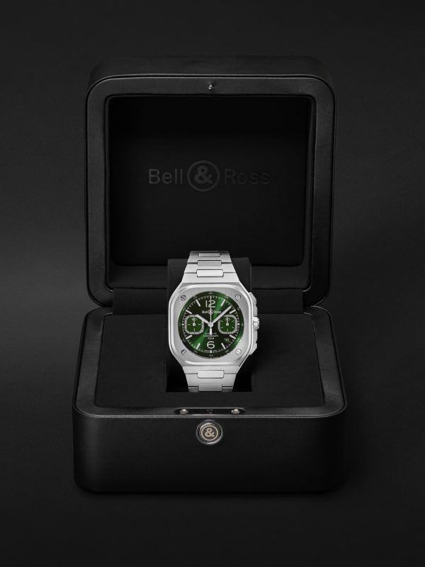 BR 05 Automatic Chronograph 42mm Stainless Steel Watch, Ref. No. BR05C-GN-ST/SST - E3 BR 05 Automatic Chronograph 42mm Stainless Steel Watch, Ref. No. BR05C-GN-ST/SST - E3