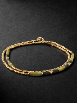 Creosote Gold, Lapis Lazuli and Diamond Wrap Bracelet Creosote Gold, Lapis Lazuli and Diamond Wrap Bracelet