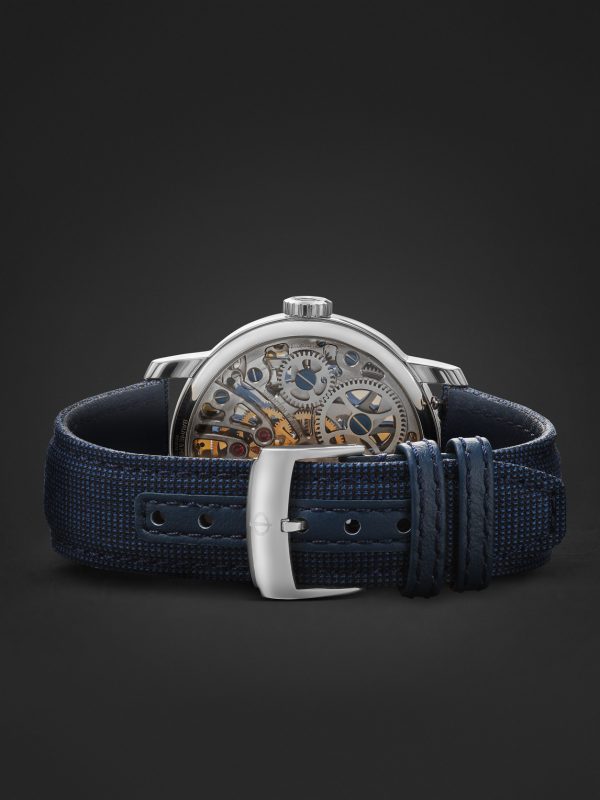Classima Hand-Wound Skeleton 42mm Stainless Steel and Alligator Watch, Ref. No. 10735 - E2 Classima Hand-Wound Skeleton 42mm Stainless Steel and Alligator Watch, Ref. No. 10735 - E2