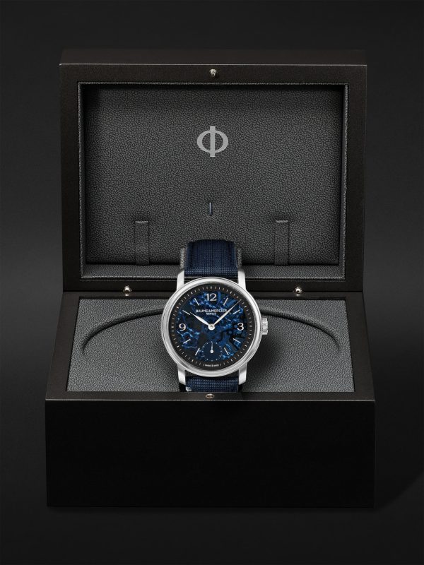 Classima Hand-Wound Skeleton 42mm Stainless Steel and Alligator Watch, Ref. No. 10735 - E3 Classima Hand-Wound Skeleton 42mm Stainless Steel and Alligator Watch, Ref. No. 10735 - E3
