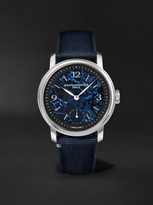 Classima Hand-Wound Skeleton 42mm Stainless Steel and Alligator Watch, Ref. No. 10735 Classima Hand-Wound Skeleton 42mm Stainless Steel and Alligator Watch, Ref. No. 10735